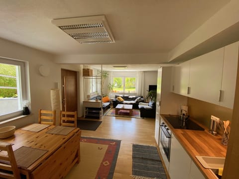 Kitchen or kitchenette, Living room, Photo of the whole room, Dining area