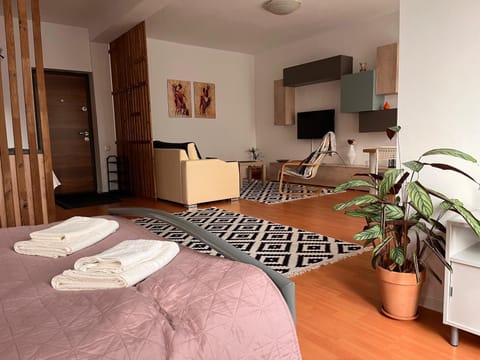 Communal lounge/ TV room, Bed, TV and multimedia, Living room, Bedroom