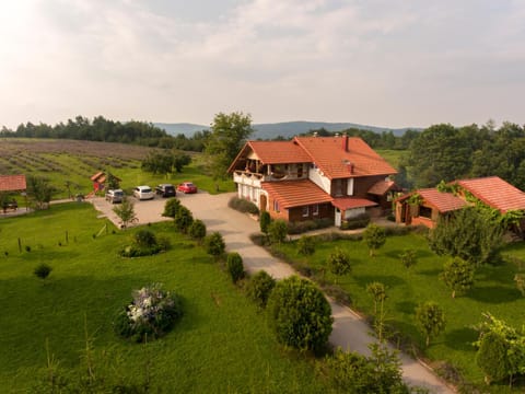 Property building, Spring, Day, Neighbourhood, Natural landscape, Bird's eye view, Garden, Garden view, Parking