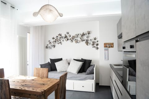 Kitchen or kitchenette, Living room, Dining area