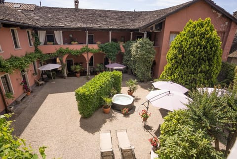 Property building, Garden view