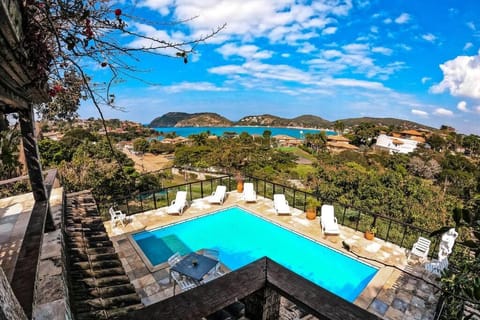 Pool view, Sea view, Swimming pool