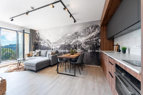 Natural landscape, Kitchen or kitchenette, Living room