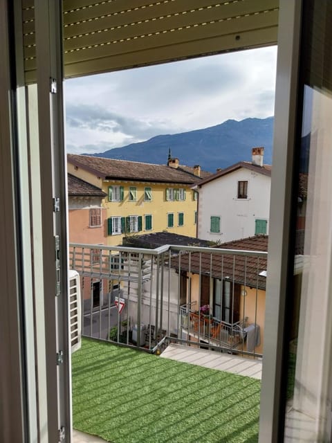 Property building, Spring, Day, View (from property/room), Balcony/Terrace, City view, City view, Mountain view, Parking