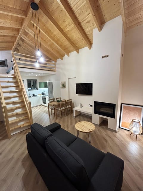 TV and multimedia, Kitchen or kitchenette, Living room, Seating area, Dining area