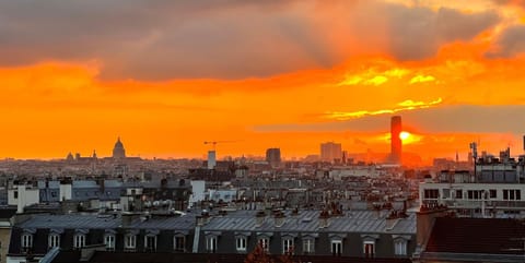 City view, Landmark view, Sunset