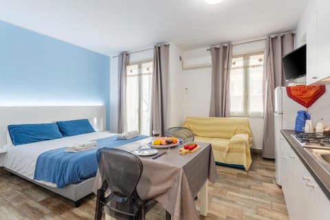 Property building, Living room, Bedroom