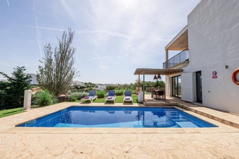 Property building, Living room, Swimming pool