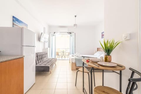 Bed, Kitchen or kitchenette, Living room, Photo of the whole room, Seating area, Dining area