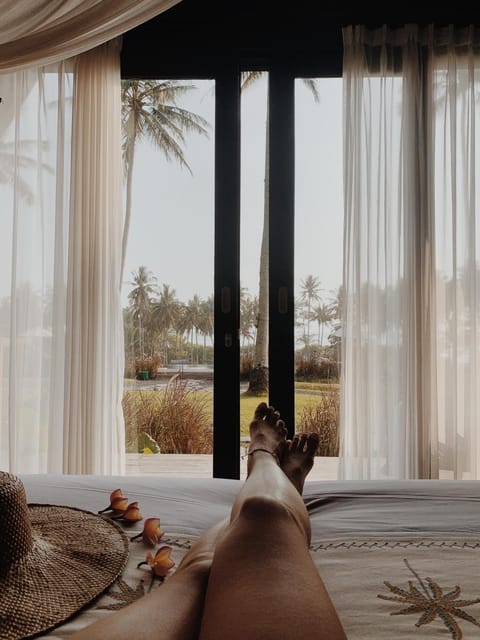 Bed, Garden, Bedroom, Garden view