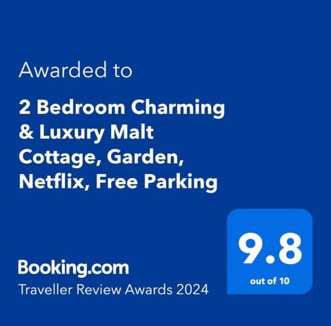 2 Bedroom Charming & Luxury Malt Cottage, Garden, Netflix, Free Parking House in Bourton-on-the-Water