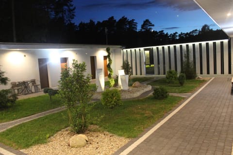 Property building, Patio, Night