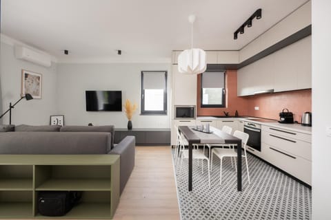 TV and multimedia, Kitchen or kitchenette, Living room, Seating area, Dining area, minibar, pet friendly, stove