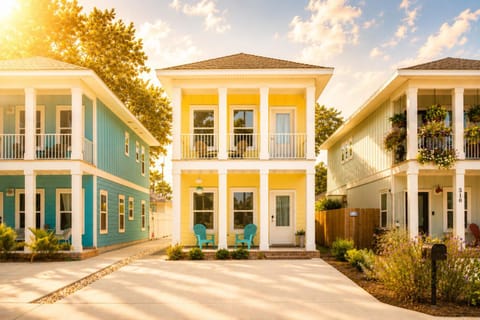 Property building, Patio, Facade/entrance, Day, Garden, Balcony/Terrace, Parking