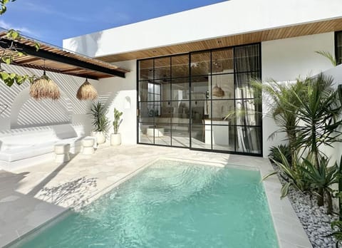 Patio, Day, Pool view