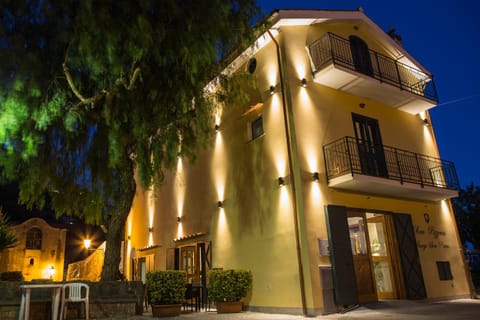 Facade/entrance, Night, Property logo or sign