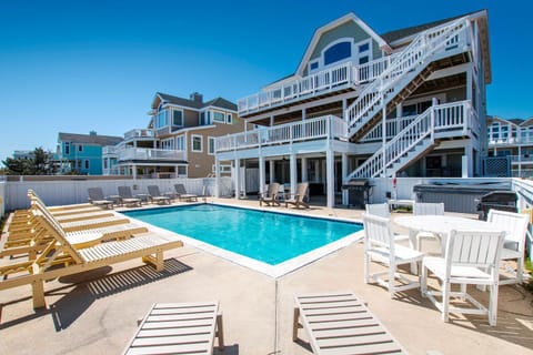 OCEANFRONT, Private Pool, Pool Table, Ocean Views, BU70, Kings Landing House in Corolla