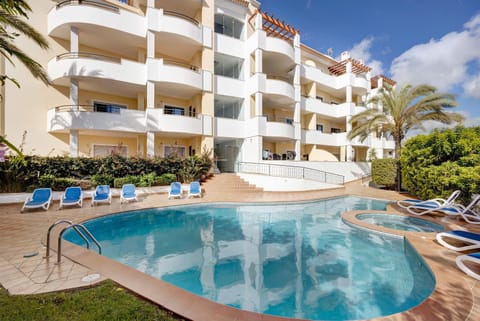 Property building, Living room, Swimming pool