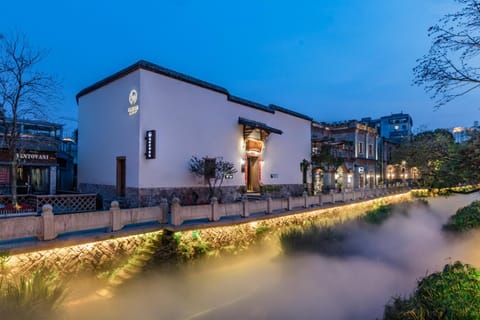 Property building, Night, Natural landscape
