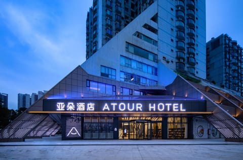 Property building, Night, Street view