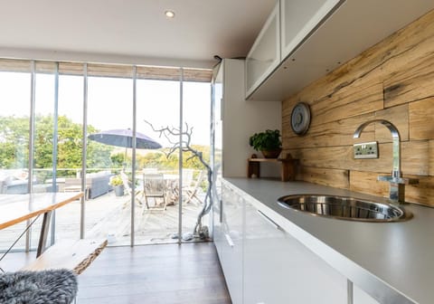 Kitchen or kitchenette, Garden view