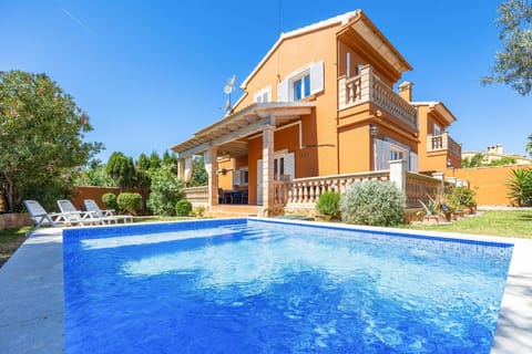 Property building, Living room, Swimming pool