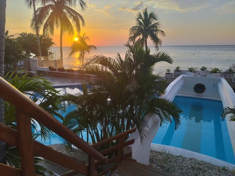 Sea view, Swimming pool, Sunset