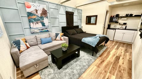 Kitchen or kitchenette, Living room, Photo of the whole room, Seating area, Bedroom, minibar