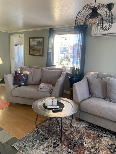 Little adorable red Villa in Norrbotten County, Sweden