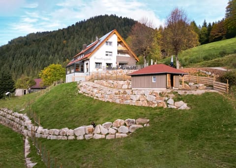 Property building, Natural landscape, Garden, Mountain view
