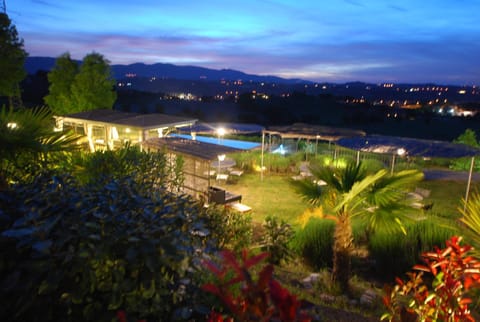 Mountain view, Pool view, Sunset