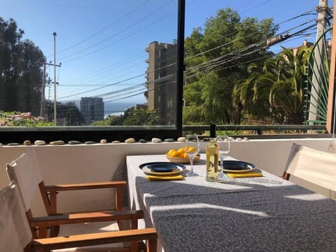 View (from property/room), Balcony/Terrace, Dining area