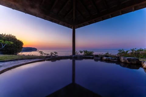 Hot Spring Bath, Sea view, Sunrise, Open Air Bath