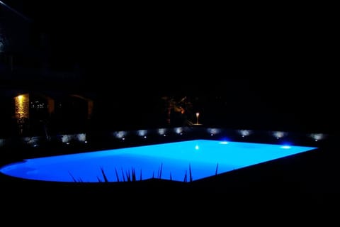Night, Swimming pool, Swimming pool