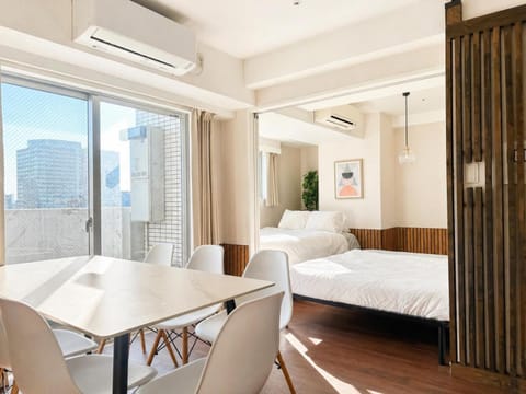 Living room, Photo of the whole room, Seating area, Dining area, Bedroom, air conditioner