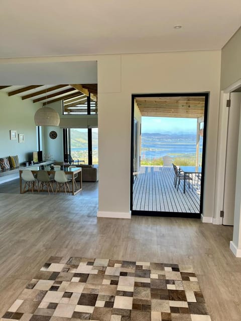 Patio, Living room, Seating area, Dining area, Sea view