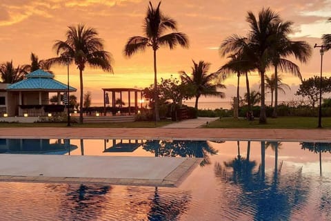 Natural landscape, Pool view, Sea view, Swimming pool, Sunset
