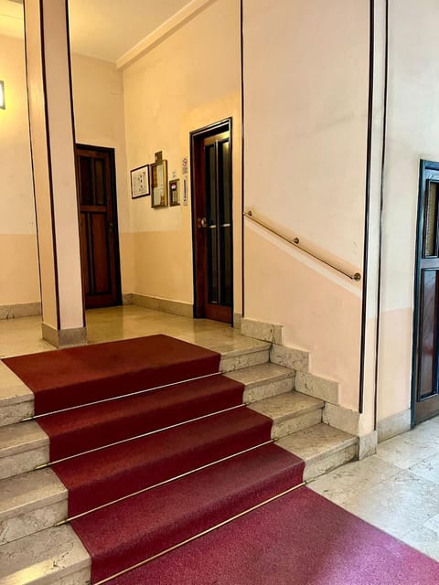 Property building, elevator