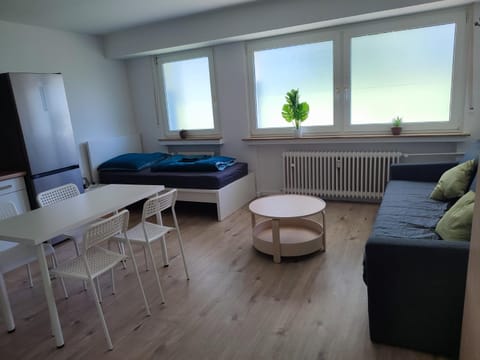 Kitchen or kitchenette, Living room, Dining area