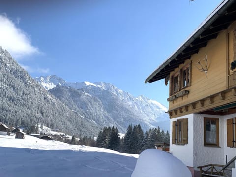 Property building, Natural landscape, Winter, Mountain view