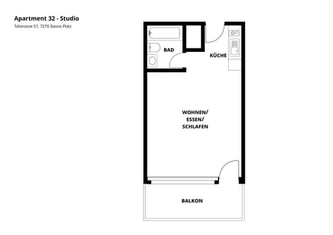Gemütliche Studios in Davos - Bergblick & zentrale Lage Apartment in Davos