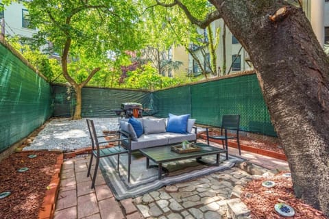Patio, Garden, Seating area