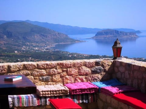 Property building, Day, Natural landscape, View (from property/room), Balcony/Terrace, Balcony/Terrace, Mountain view, Sea view