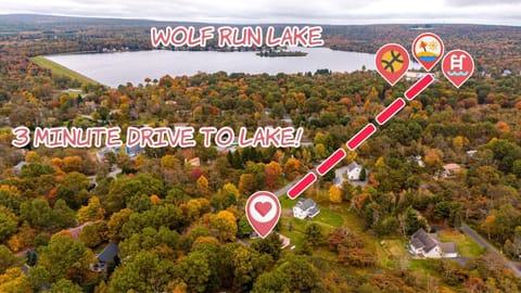 Antler Ridge: 3BDR w Hot Tub & Game Room House in Tunkhannock Township