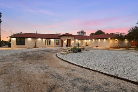 Guadalupe Bluff Mediterranean House in Kerrville
