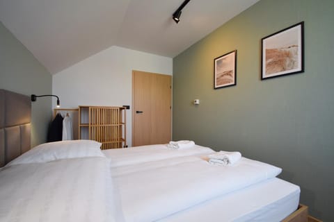 Bed, Photo of the whole room, Bedroom, towels, wardrobe