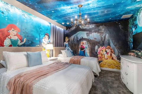 Private Pool and Spa Home at Storey Lake Resort House in Kissimmee