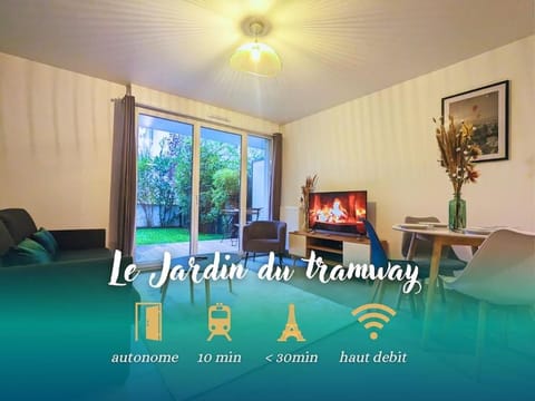 Le Jardin du Tramway, 30 min de Paris Apartment in Île-de-France