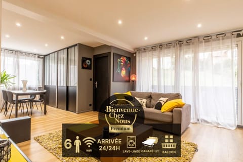 F3 charmant neuf et équipé avec balcon "Wailly" Apartment in Clermont-Ferrand