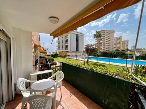 Day, View (from property/room), Balcony/Terrace, Pool view, Swimming pool